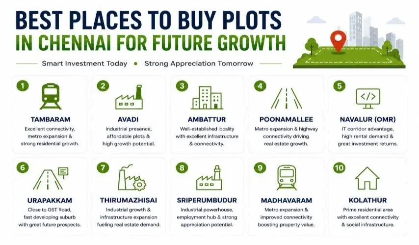 Best Places to Buy Plots in Chennai for Future Growth 